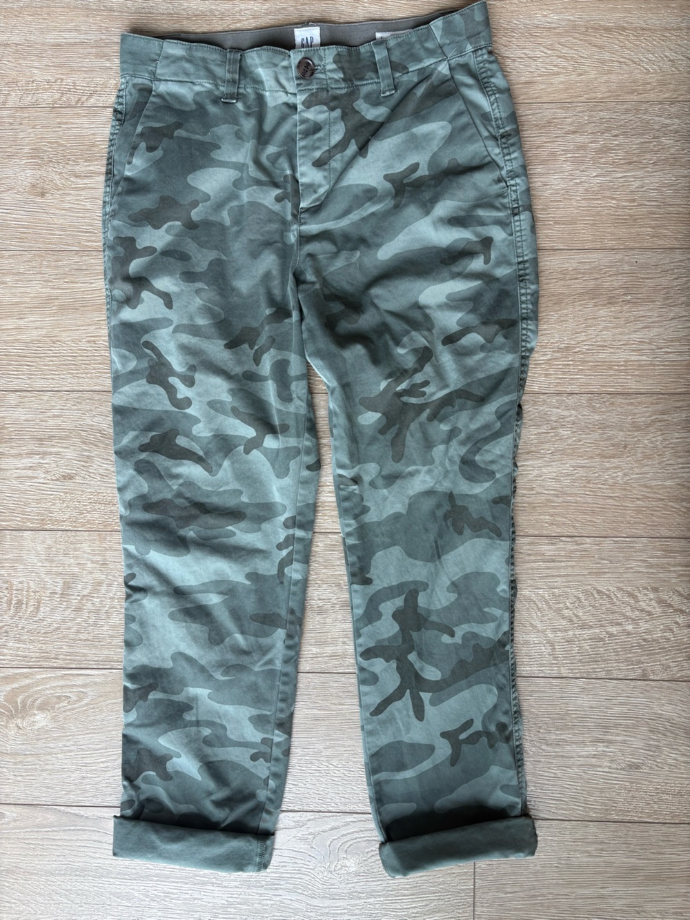 GAP Olive Girlfriend Chinos